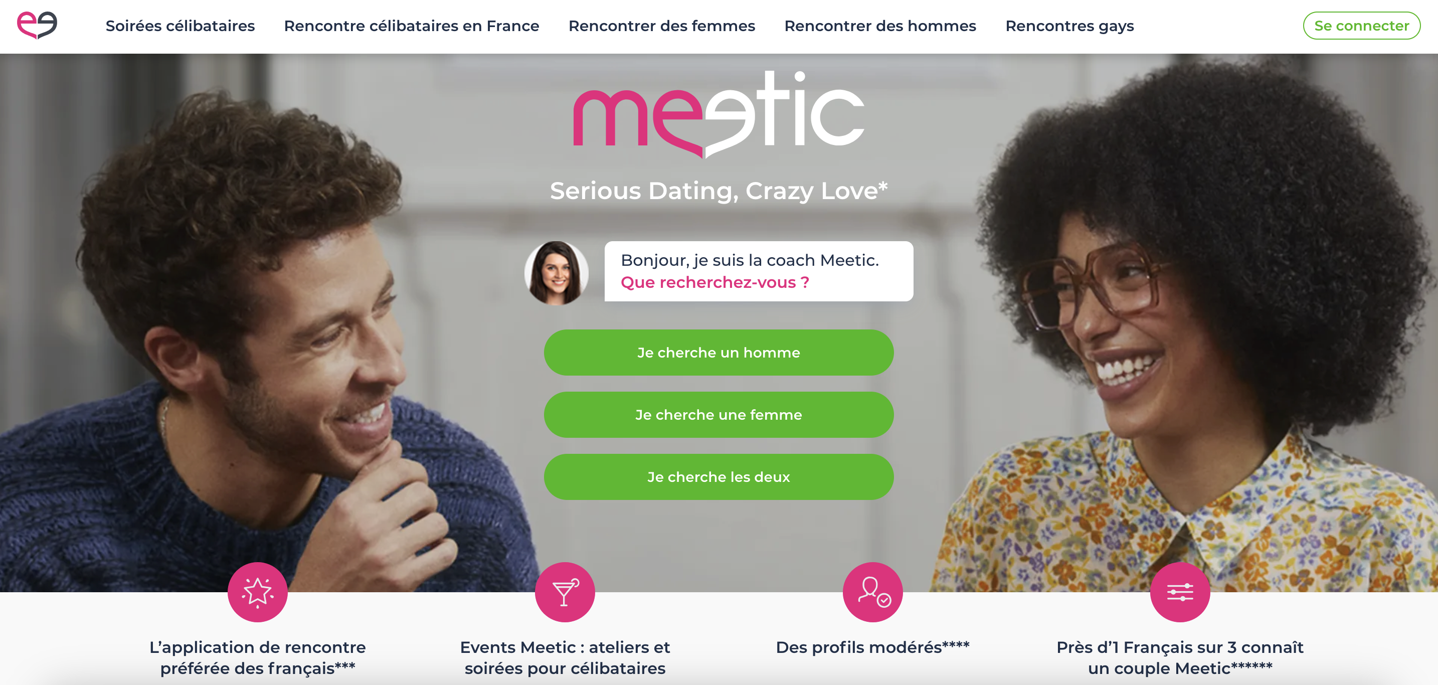 Meetic home